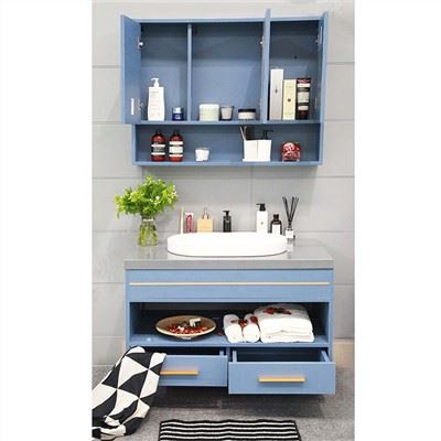 איפור צף בגודל 36 אינץ' עם כיור